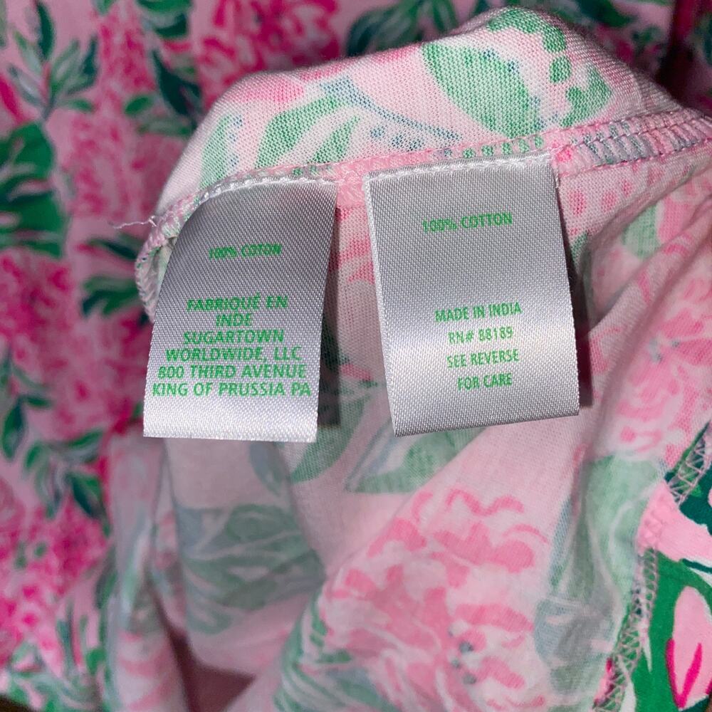 NWT Lilly Pulitzer Pink Conch Shell Hayes 3/4 Sleeve Mini Dress Women's Size XXS - Picture 8 of 10